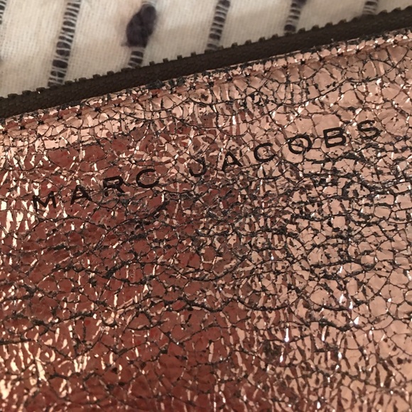 Marc Jacobs Rose Gold Zipper Clutch - Picture 3 of 5